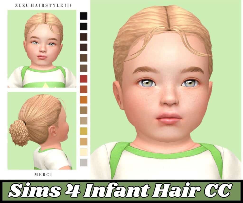 ponytail on sims 4 infant