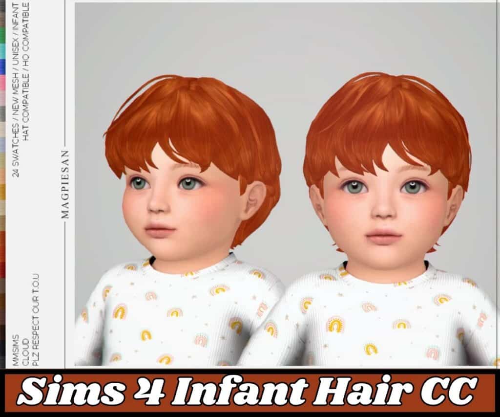 23+ Adorable Sims 4 Infant Hair Cc (Pigtails, Baby Hair, Braids, & More)