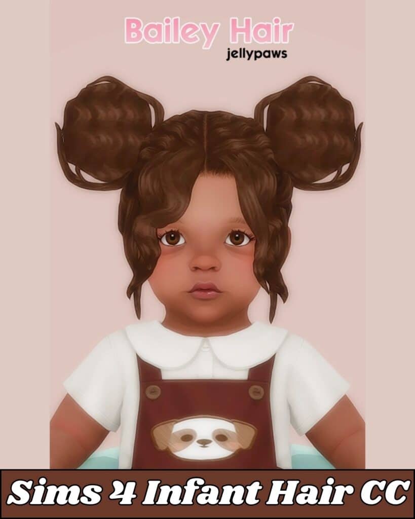 Space buns on sims 4 infant