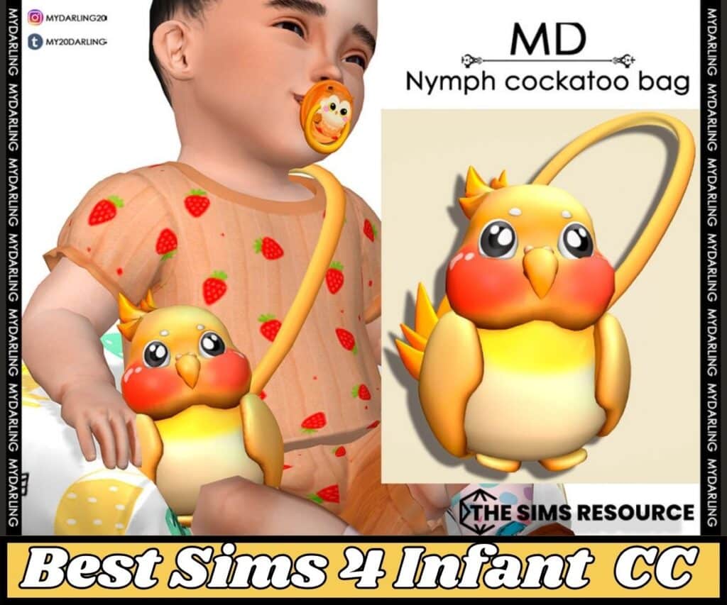 cockatoo bag for sims 4 infants