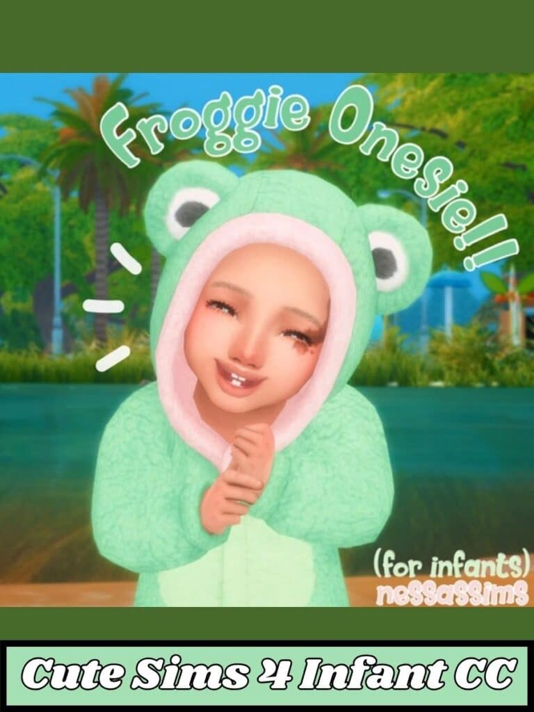 frog pjs for sims 4 infants