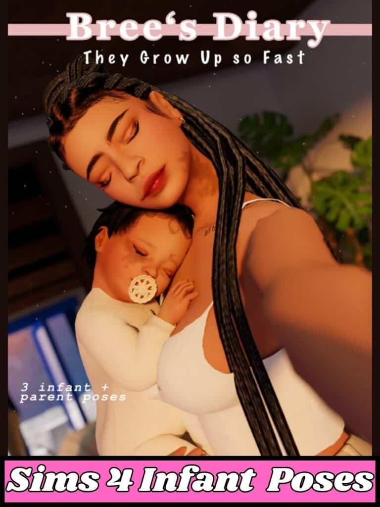 a mom sim and her baby
